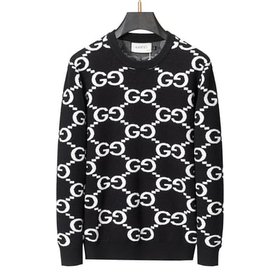 3050# G New Style Pullover Sweater - Large Size G - Black
