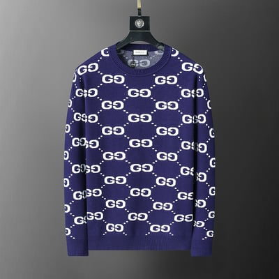 3112# G New Style Pullover Sweater - Blue