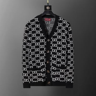 5010#G New Model Classic GG Floral Blouse Sweater - Black