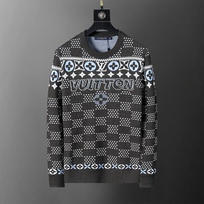 5038#L New Round-neck Pullover Sweater M-3XL Gray