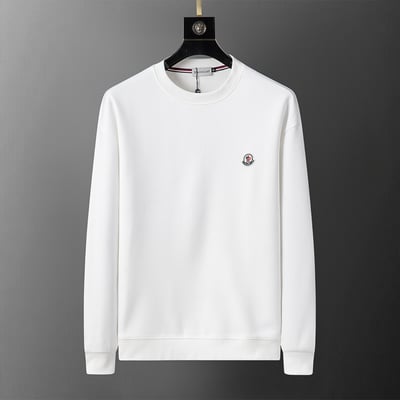 99207#M Fall/Winter New Long-Sleeved Sweatshirt M-3XL White