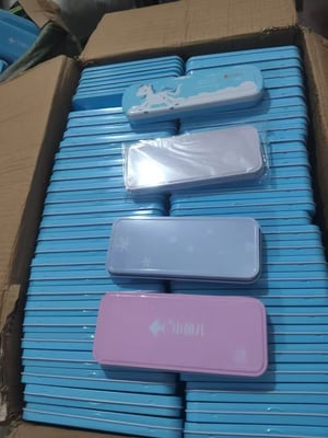 Iron box stationery case